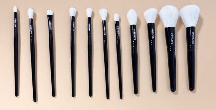 Éclat Kit – 12 Makeup Brushes with Pouch